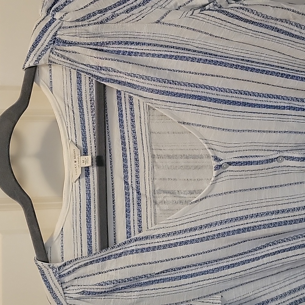 Lucky Brand Cap Sleeve Top - Picture 2 of 4